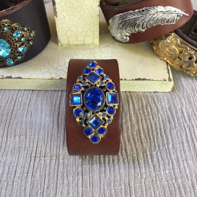 MADE IN THE DEEP SOUTH - Light Brown Cuff - Blue Burst